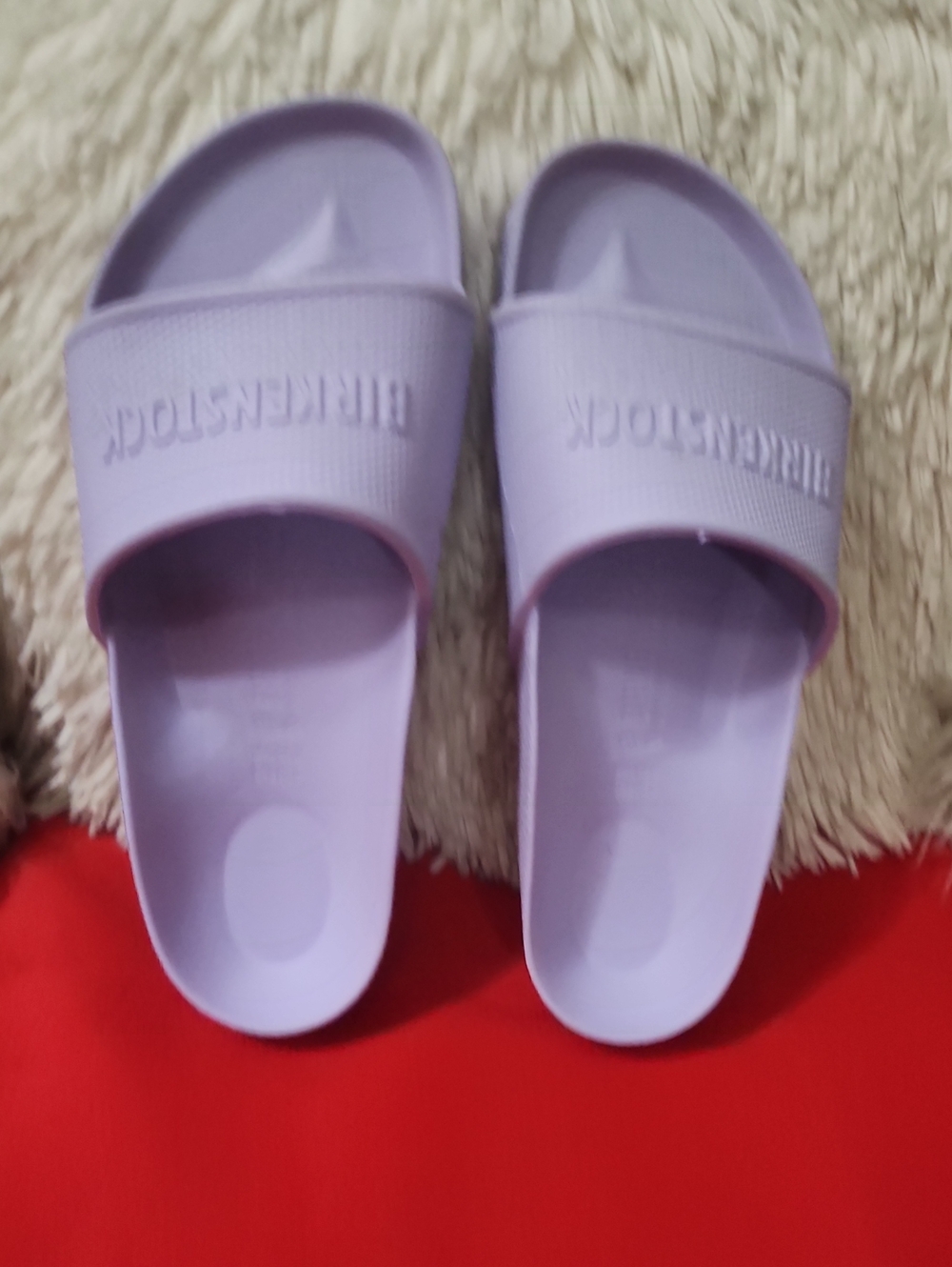 Birkenstock Barbados Lavender Slide Sandals